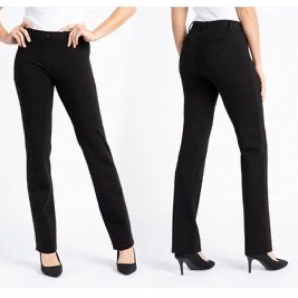✅ BETABRAND BLACK‎ Classic Dress Pant Yoga LARGE PETITE LIKE NEW CONDTION